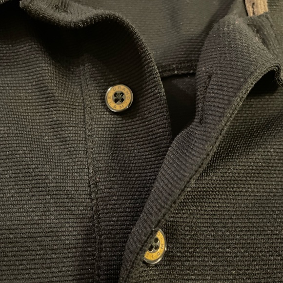 Grand Slam Golf Polo Athletic Performance XL Tall Black Taupe Tan - Picture 3 of 5